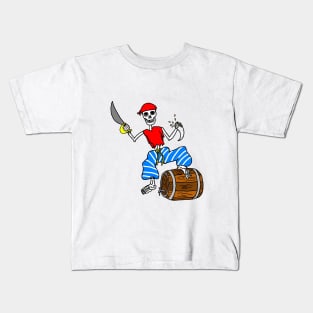 Pirate Skeleton Kids T-Shirt